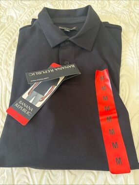 Banana Republic Men’s Black Polo Shirt
